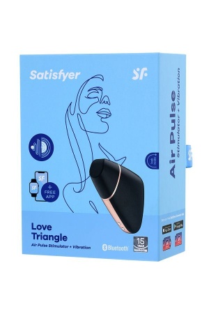 Satisfyer Love Triangle – вакуумно-волновой вибростимулятор (с приложением)